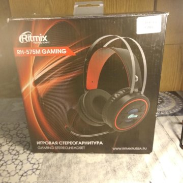 Игровые наушники с микрофоном Ritmix RH-575M Gamin