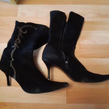 Сапоги женские 39 размен замша