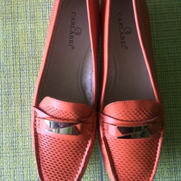 Новые кожаные лоферы