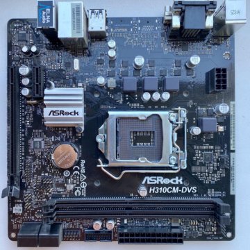 H310cm dvs asrock нет изображения