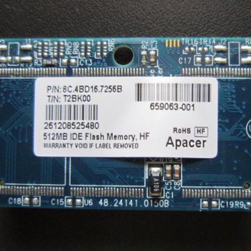 Apacer DOM IDE Flash Memory HF T2BK00 512MB