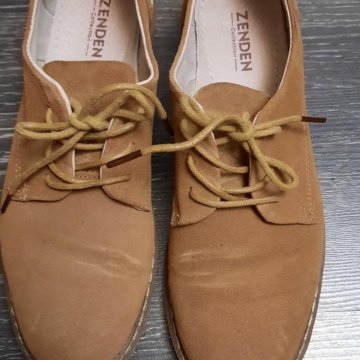 Коричневые ботинки зенден