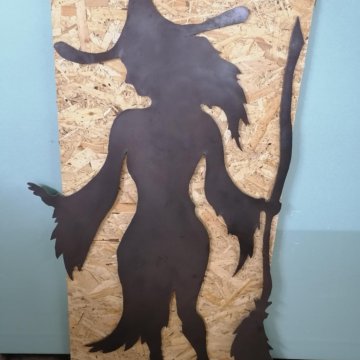 Аппликация из металла