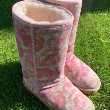 Угги натуральная шерсть, замша