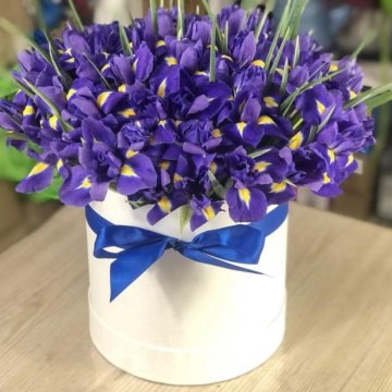 Букет ирисов с доставкой 25 51 75 101