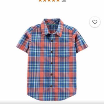 14т новая рубашка Carter’s