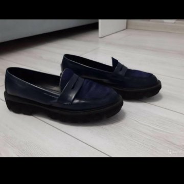 Лоферы кожа