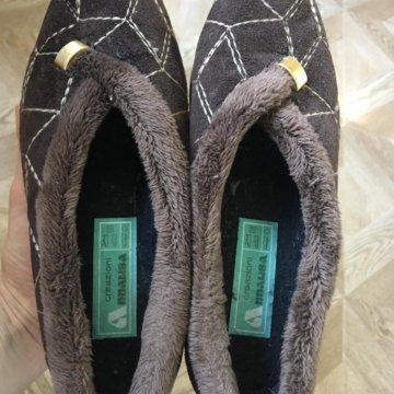 Тапочки закрытые на танкетке, 36 размер, Испания
