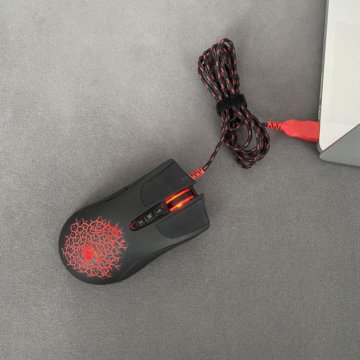 Мышь проводная A4Tech Bloody Blazing A9 черный