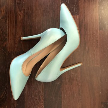 Туфли Svetski лодочки голубые