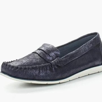 Мокасины из натуральный нубук Tamaris