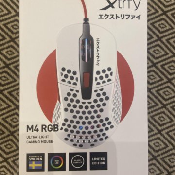 Новые Мыши xtrfy m4 RGB Limited Tokyo edition