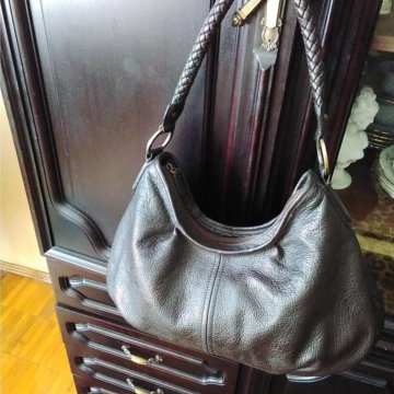 Сумка женская нат кожа коричневая Talbots USA