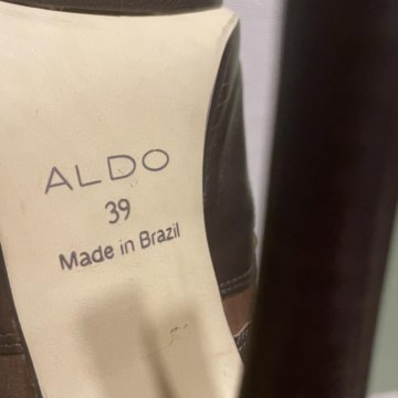 Кожаные ботильоны