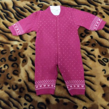 Вязанный комбинезон