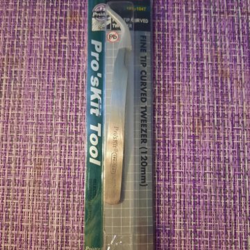 ProsKit 1PK-104T пинцет изогнутый