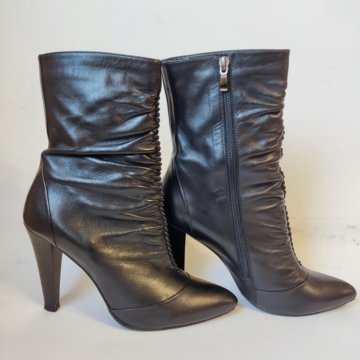 Женские ботильоны кожаные Альдо р 38-39 утепленка