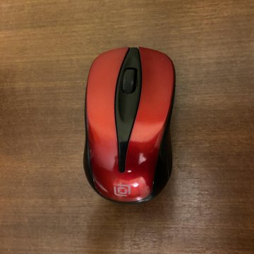 Беспроводная мышь OKLICK 675MW, красная