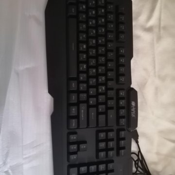 игровая клавиатура с подсветкой hiper genome gk-2