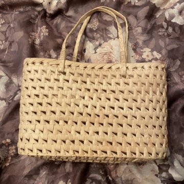 Сумка плетенная соломенная