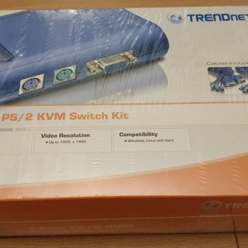 Переключатель кл./мышь/мон. TRENDnet KVM TK-200K