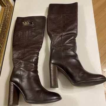 Сапоги Гуччи Gucci весна 37 ???? оригинал