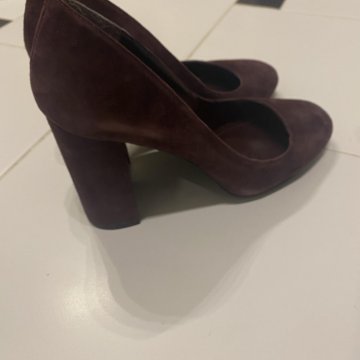 Туфли замшевые