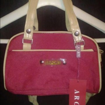 Сумка новая бордовая