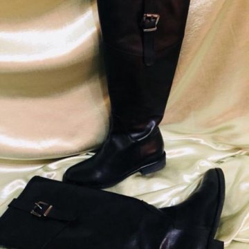 Сапоги женские, натуральная кожа, Италия, р.36