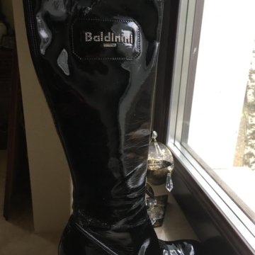 Сапоги лаковые Baldinini