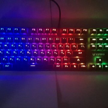 Механическая клавиатура Rapoo V500RGB Alloy