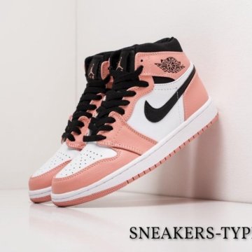 Кроссовки Nike Air Jordan 1 Pink Quartz (36-40)