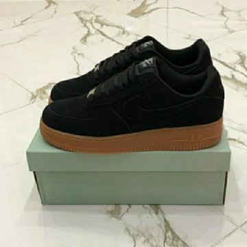 air force one negro gamuza