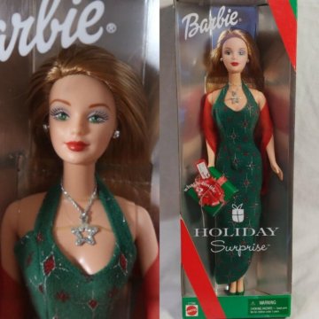 Holiday Surprise Barbie Doll. 