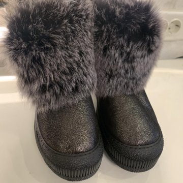 Полусапоги типа угги натуральный мех