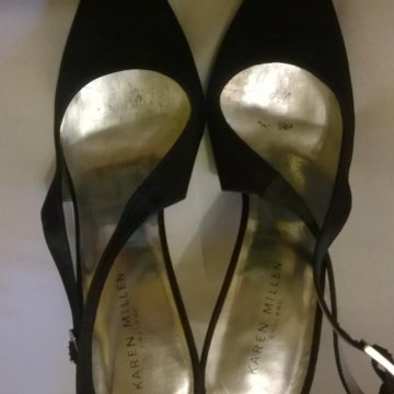 Шёлковые дамские туфли