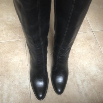 Сапоги кожаные