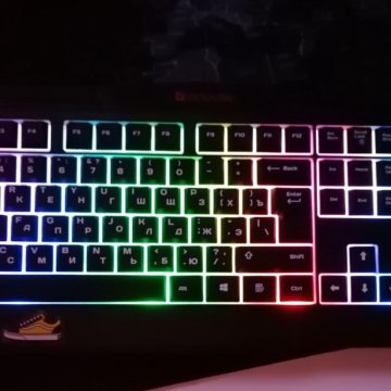 Игравая клава с подсветкой и мышь