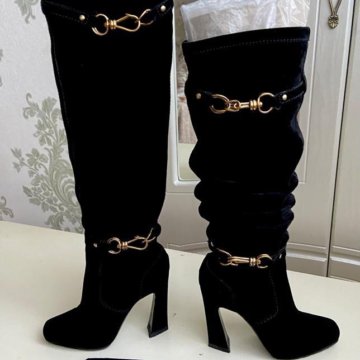 Сапоги высокие Ботфорты Donna Karan