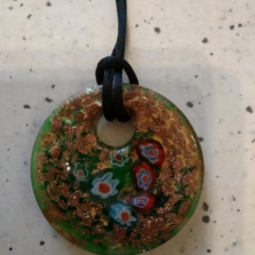 Подвеска муранское стекло