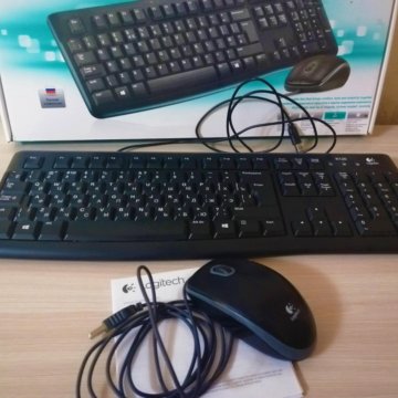 Клавиатура и мышь Logitech / комплект