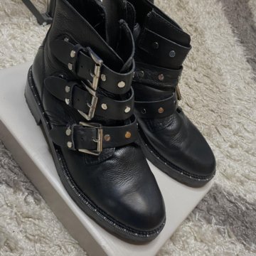 Ботинки женские кожа