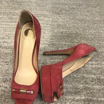 Туфли натуральная замша