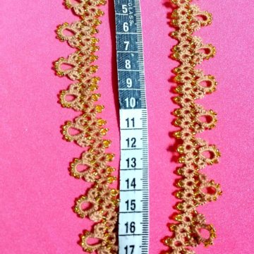 Колье с биссером