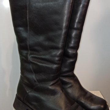 Сапоги зимние кожа