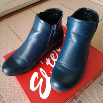 Ботинки женские синие