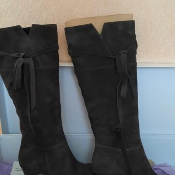 Сапоги натуральная замша 35 размер