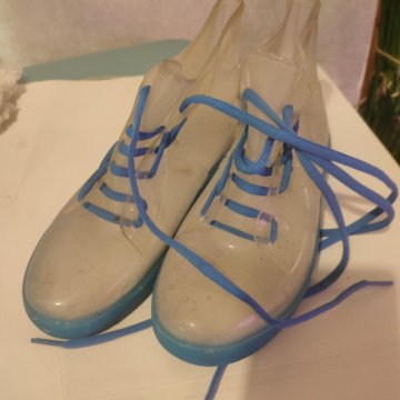 Дождевые резиновые сапоги ботинки