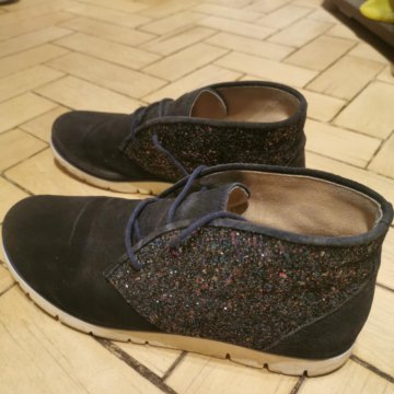 Ботинки натуральная замша