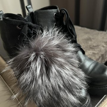 Ботинки зимние Кожа